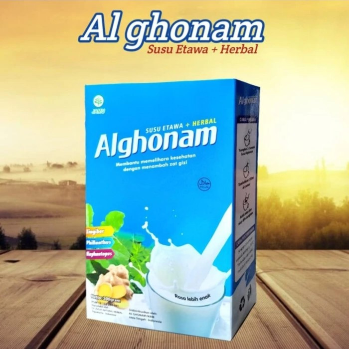 

susu kambing al ghonam