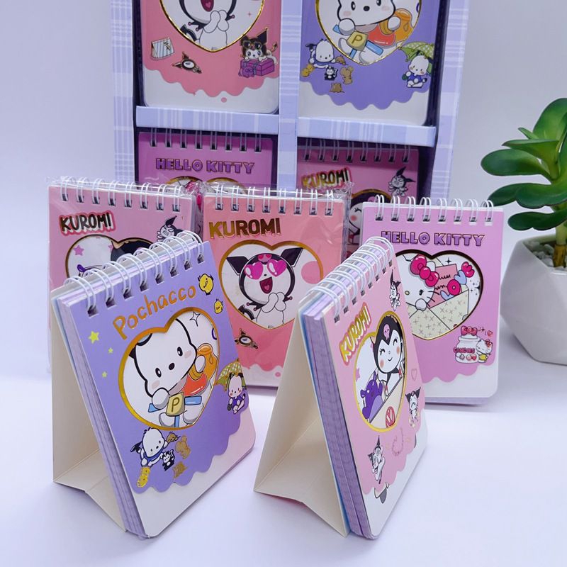 

[PREMIUM] Buku Notebook Bermotif A7 Flip Up 3D Motif Sanrio / Standing Notebook / Notebook Lucu