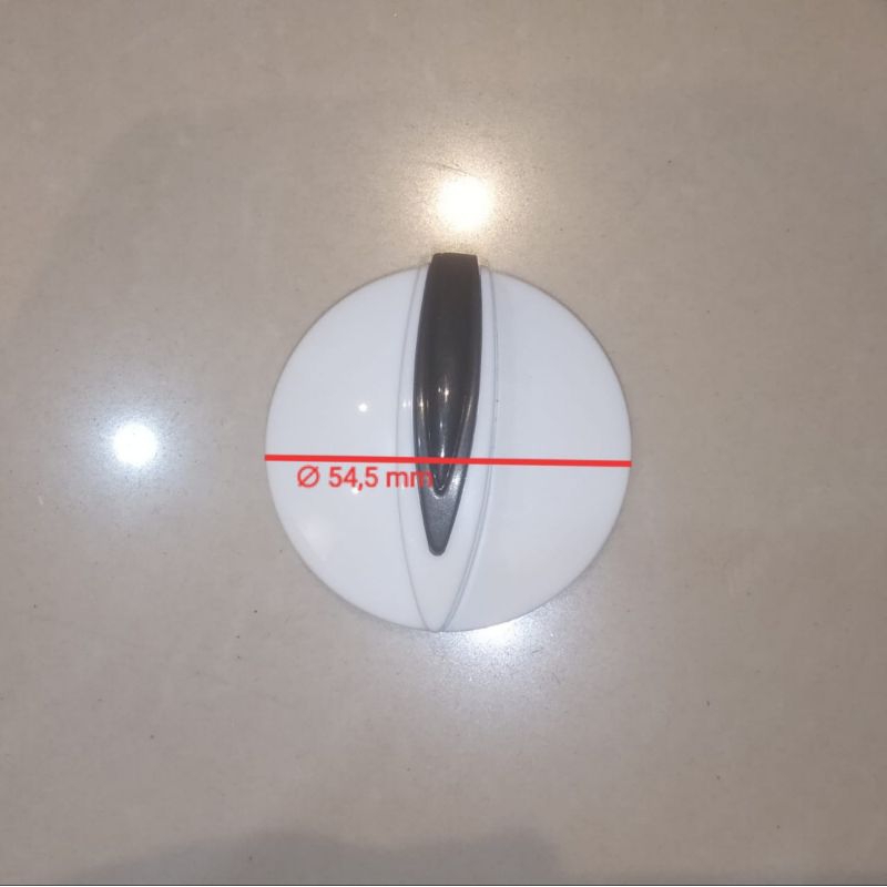 Knop Knob Putaran Timer Selector Mesin Cuci Denpoo List Hitam Original