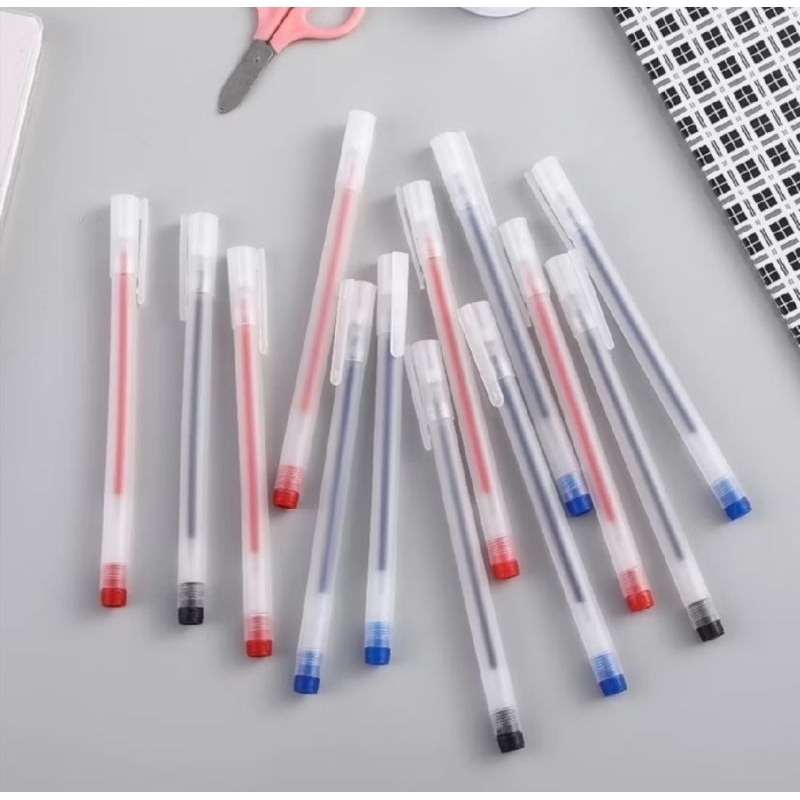 

Pulpen Gel 0.05mm Pena Gel Bolpoin Tinta Gel Cair Pen Gel Transparant