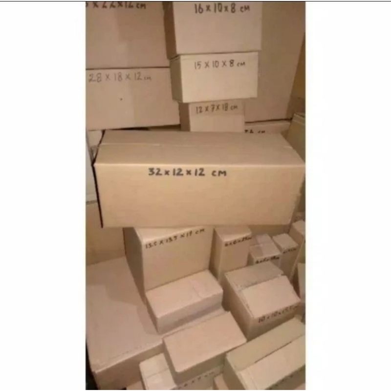 

kardus box packing ukuran 32×12×12 cm