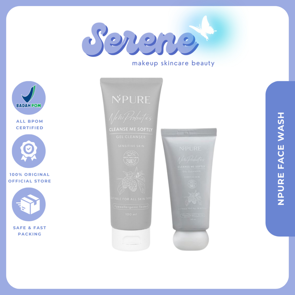NPure Noni Probiotics Gel Cleanser | Face Wash Sabun Cuci Muka