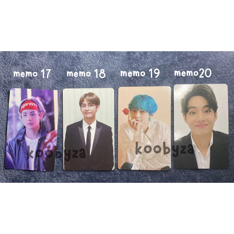 5th MUSTER TAEHYUNG V MEMORIES BTS OFFICIAL PHOTOCARD