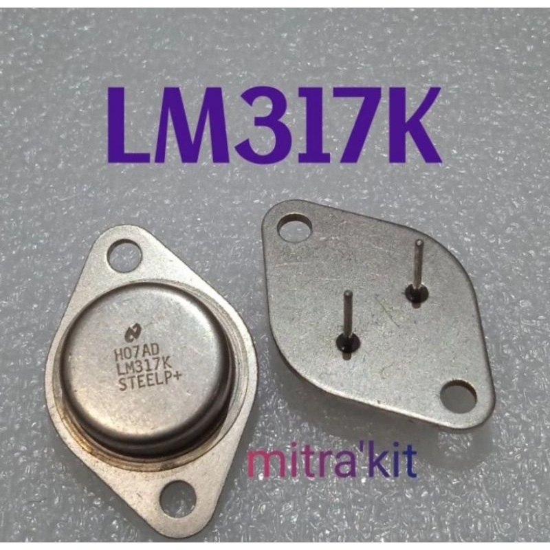 LM317K LM 317K IC Adjustable Positif Voltage Regulator TO-3 Case