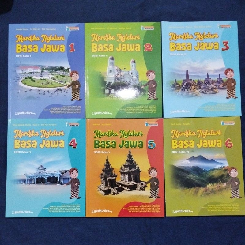 Buku Mardika Ngleluri Basa Jawa Yudhistira Kelas 1, Kelas 2, Kelas 3, Kelas 4, Kelas 5, Kelas 6, Kur