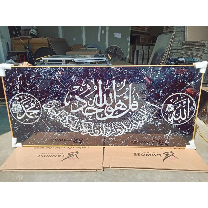 lukisan Porcelain Diamond 5d lukisan kaligrafi