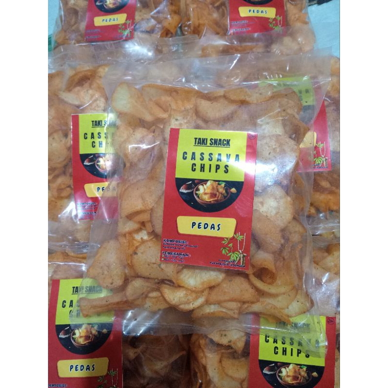 

KERIPIK SINGKONG PREMIUM PEDAS BALADO BARBEKIU 180GRAM