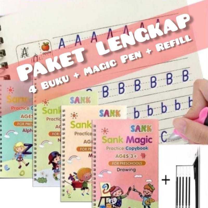 

buku paket belajar membaca anak tk