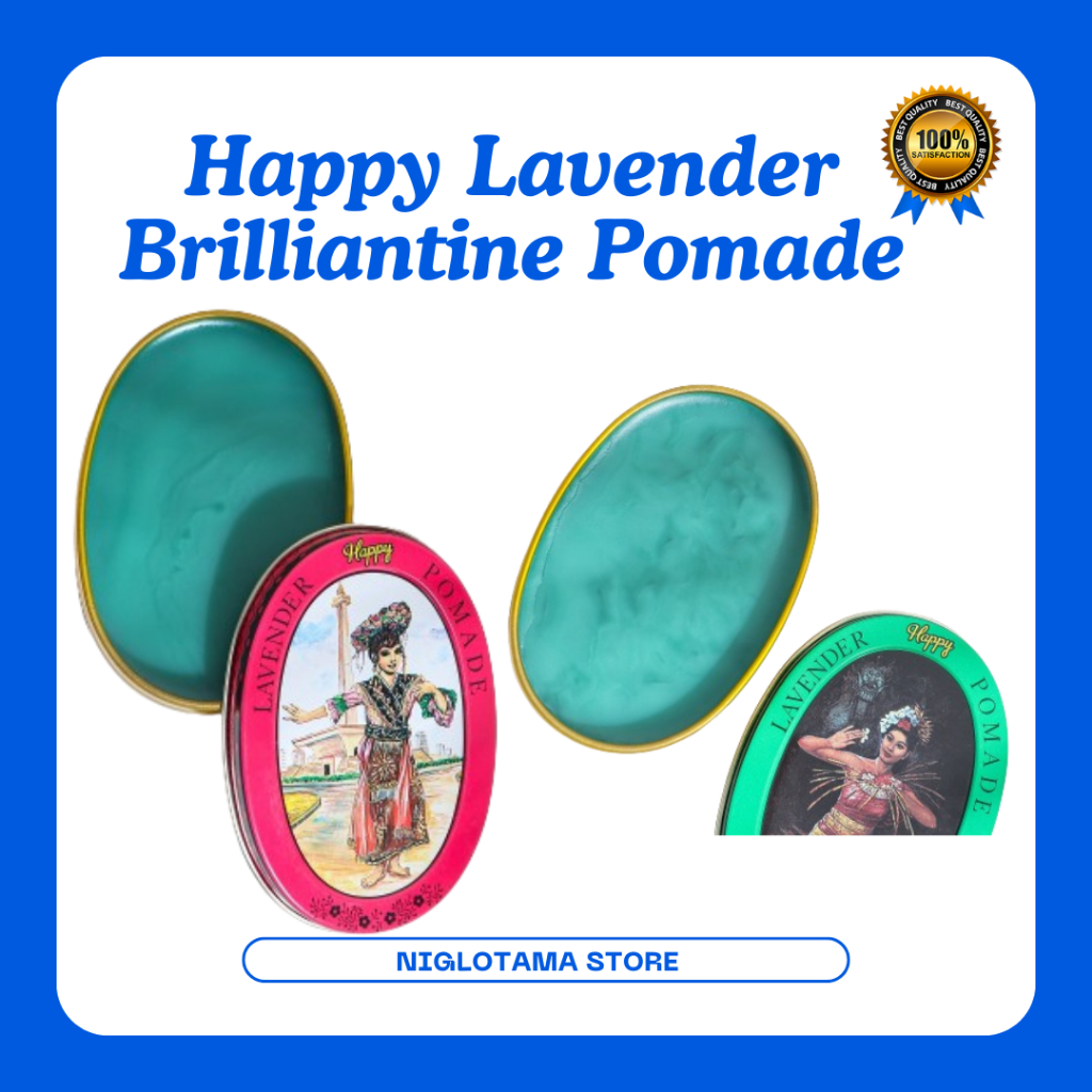 Happy Lavender Pomade Brilliantine - Karaker sama dengan Rita Tokyo Night Vycaris Lavender Pomade
