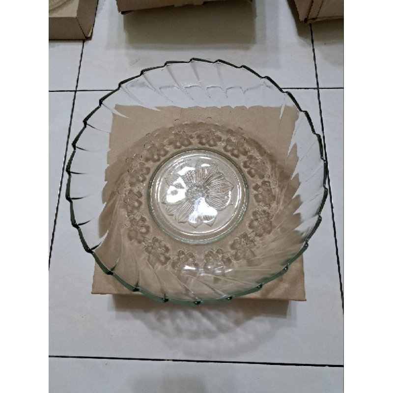 JUALAN PRABOT Mangkok Kaca Bulat Besar/Mangkok Bening/Mangkok Sayur/Mangkok Buah/Mangkok Sup