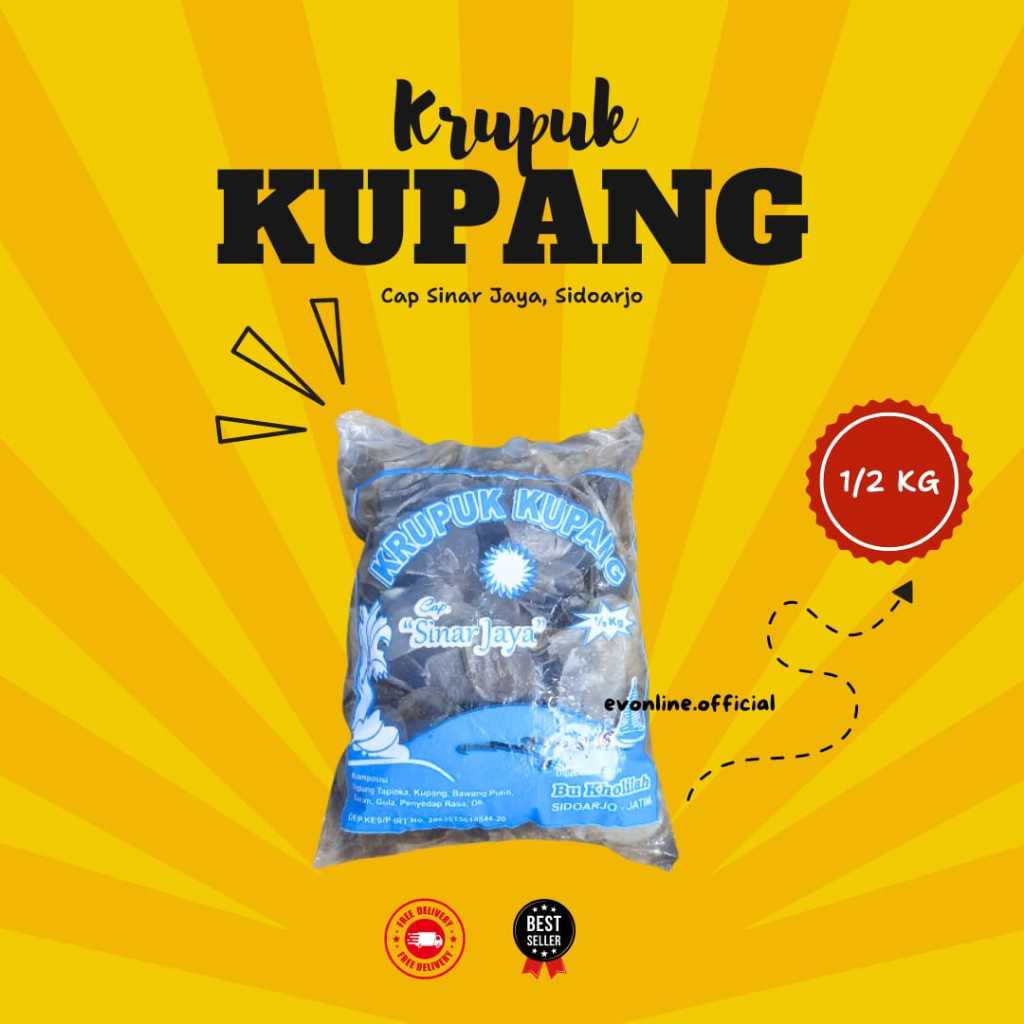 

KRUPUK KUPANG KHAS SIDOARJO - 500 Gram