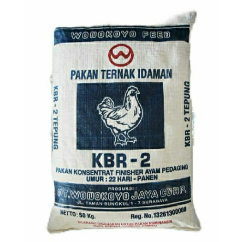 Kbr-2 Konsentrat Ayam Pedaging 20Kg pakan unggas pedaging finisher