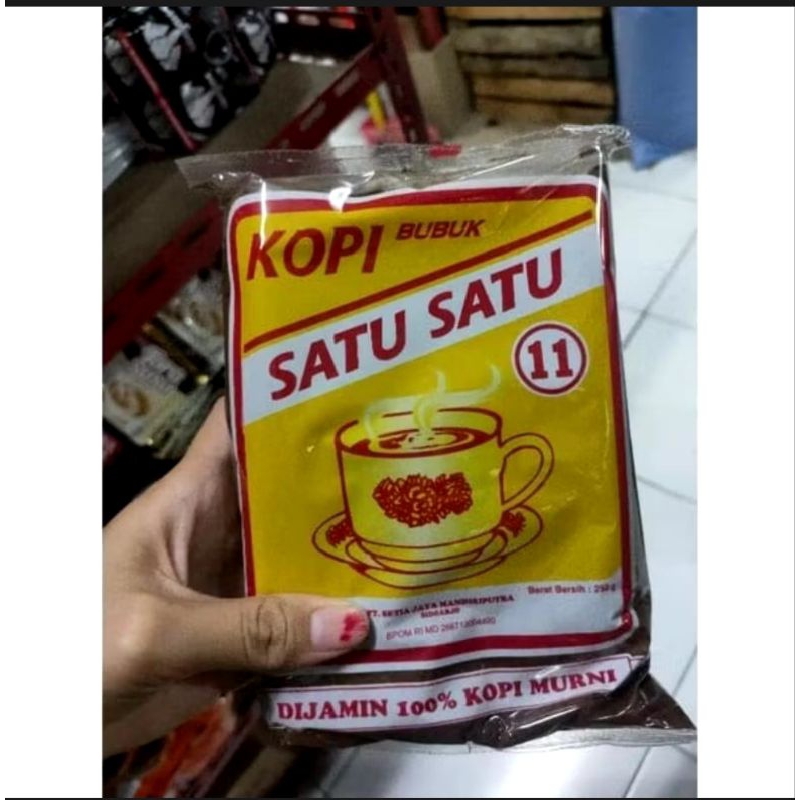 

Kopi Satu Satu 250gr/Kopi Bubuk Satu Satu 250gr