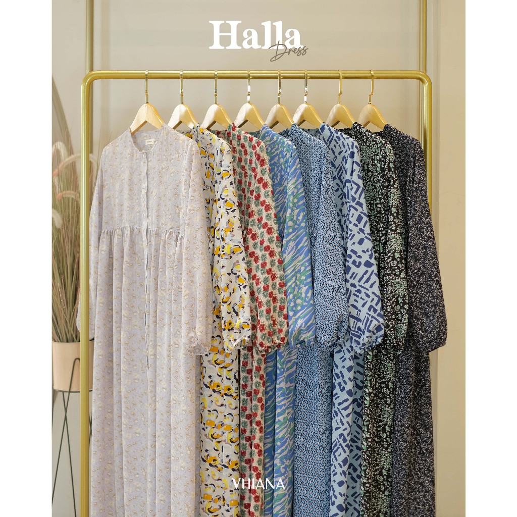 Halla Dress New [Midi Dress] By Vhiana