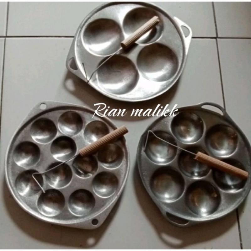 Cetakan Martabak Telor / Cetakan Telor Puyuh / Cetakan Cubit / Cetakan Cilor + cungkilan & sodet min