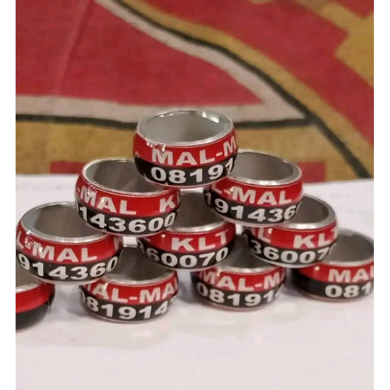RING/ CINCIN BURUNG MERPATI DEWASA 15 pcs