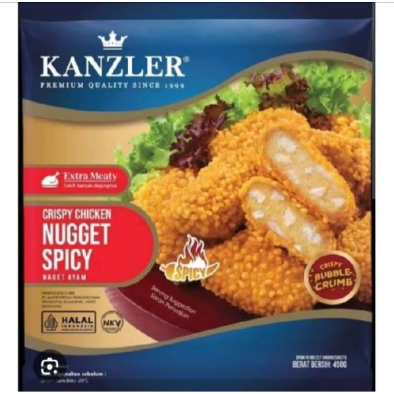 

Kanzler Crispy Chicken Nugget Spicy 450g
