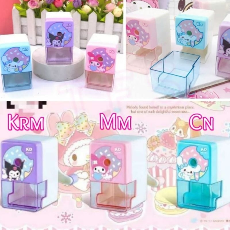

CL Serutan mekanik Kuromi Cinnamoroll My Melody
