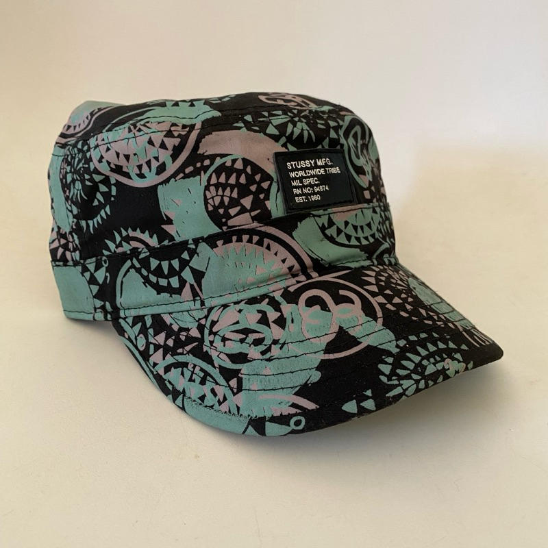 Topi Stussy Tribe Fullprint Commando hat aztec original