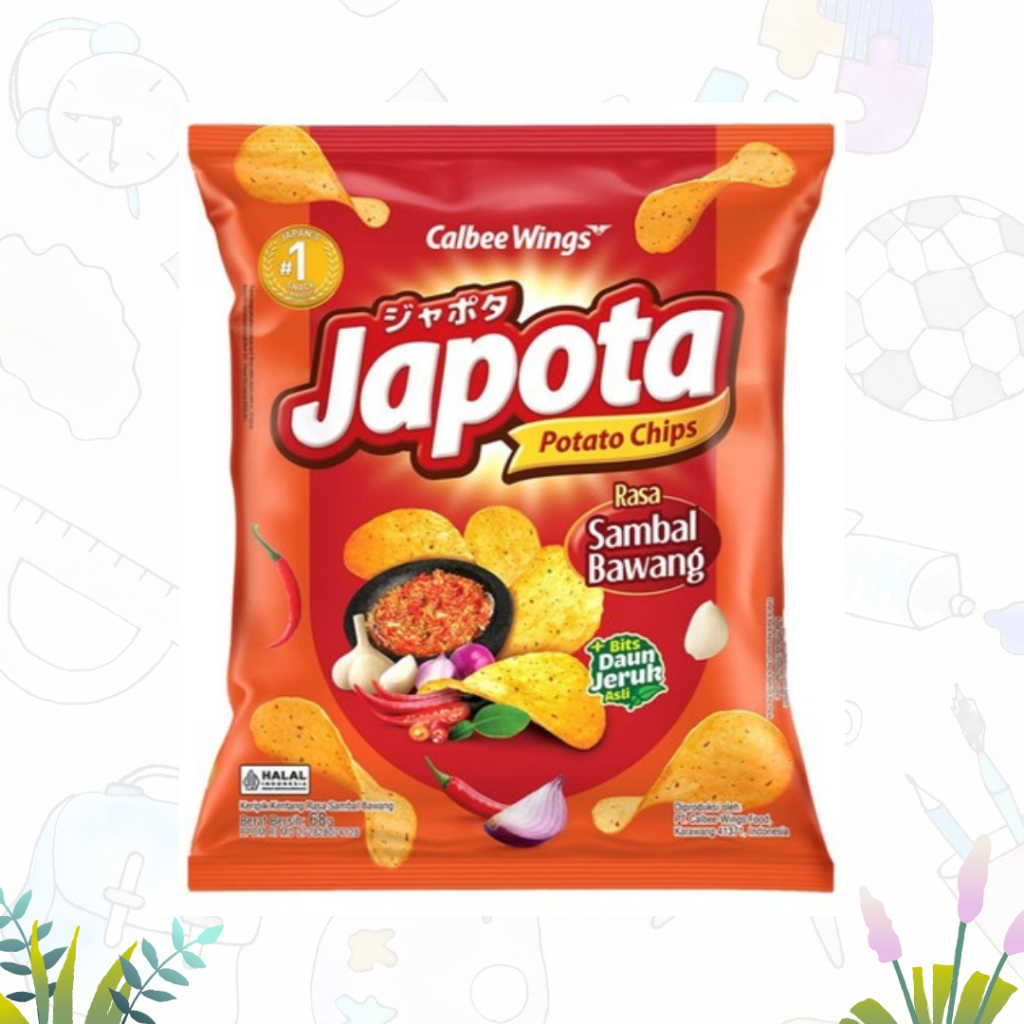 

Japota Keripik Kentang Rasa Sambal Bawang 68gr (pcs)