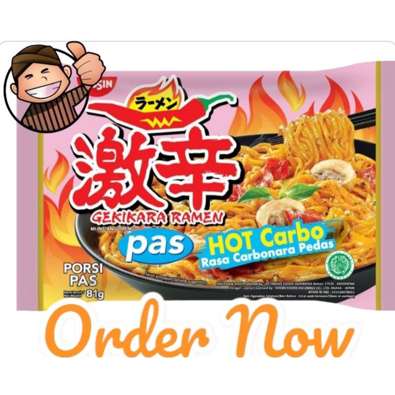 

Nissin Gekikara Ramen Hot Carbo 81 gr Free dus