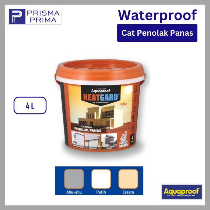 Heatgard Aquaproof Cat Pelapis Penolak Anti Bocor Panas Waterproof