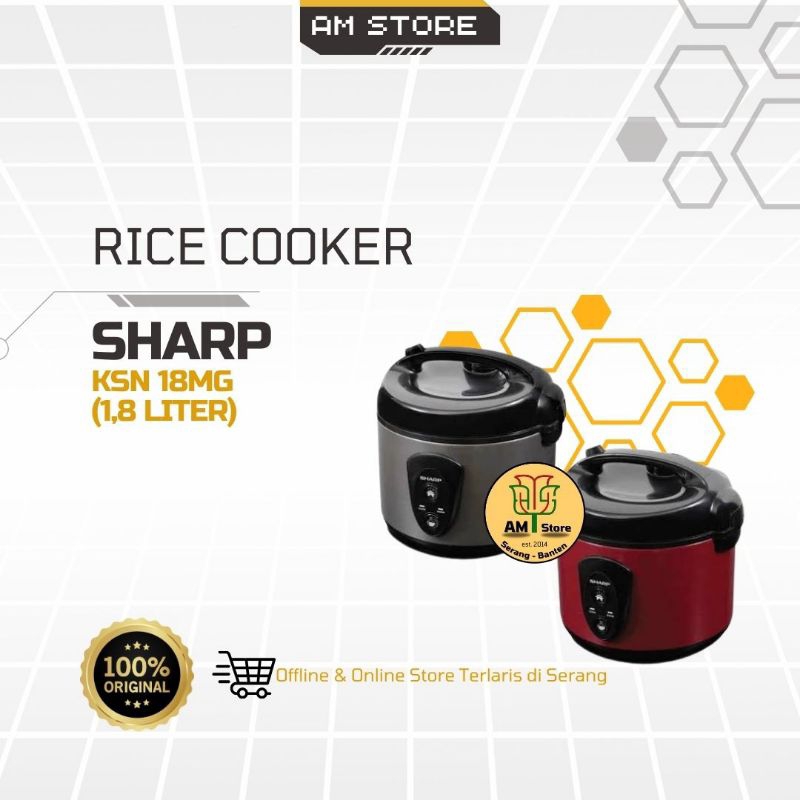 Magic Com Sharp 1,8 Liter KSN 18MG