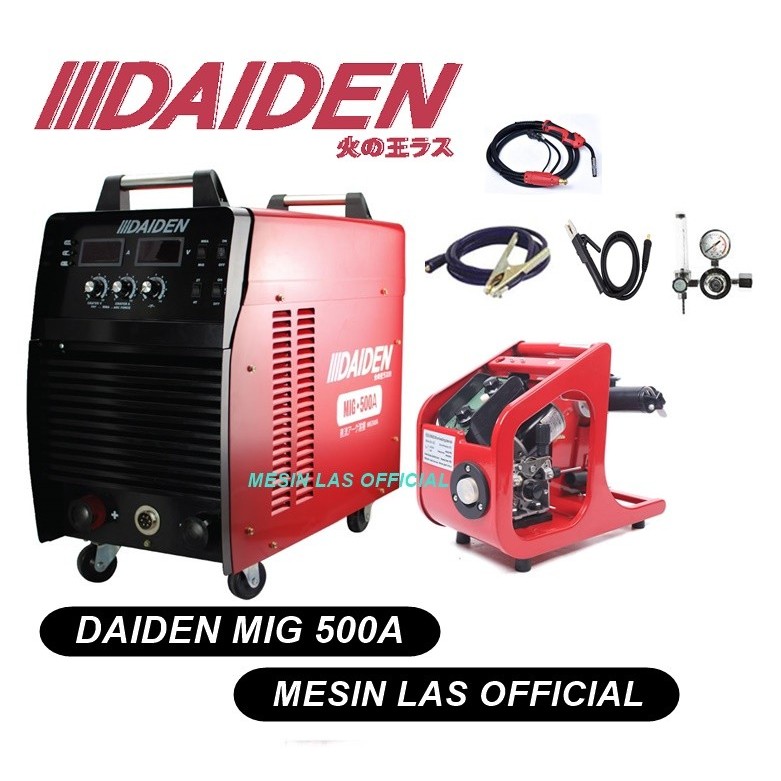 Mesin Las Daiden MIG 500A Trafo Las Inverter CO2 Daiden.