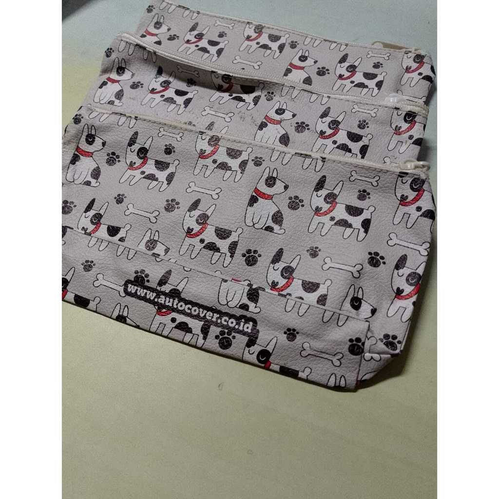 

Tempat Pensil Pencil Case pouch Animal Dog Pouch Dompet Kostak Wadah Tempat Pensil
