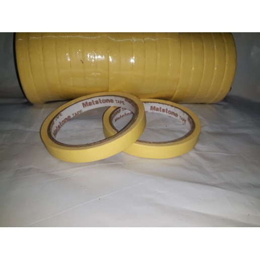 

Lakban kertas 1/2 inch x 12 meter / masking tape 12 mm x 12 meter