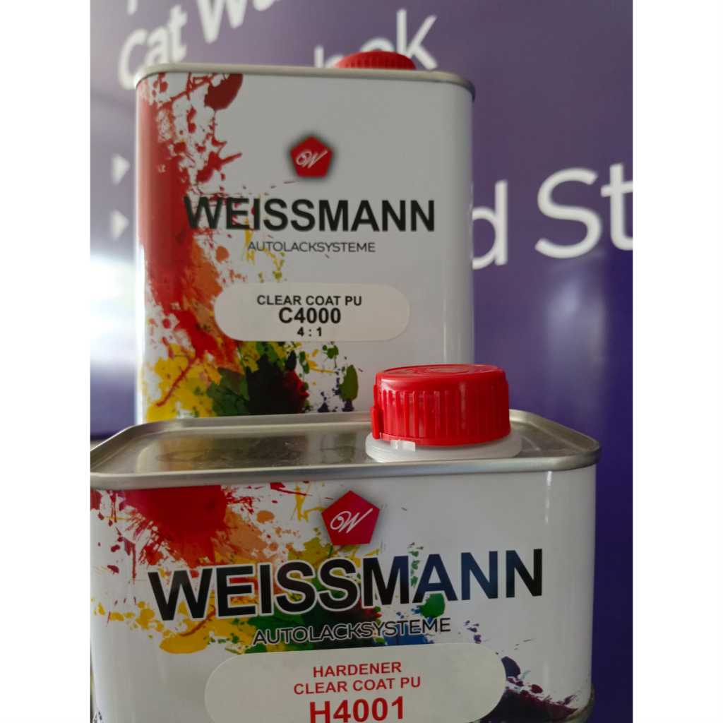 Clear coat weissmann C4000  4:1  1L/set