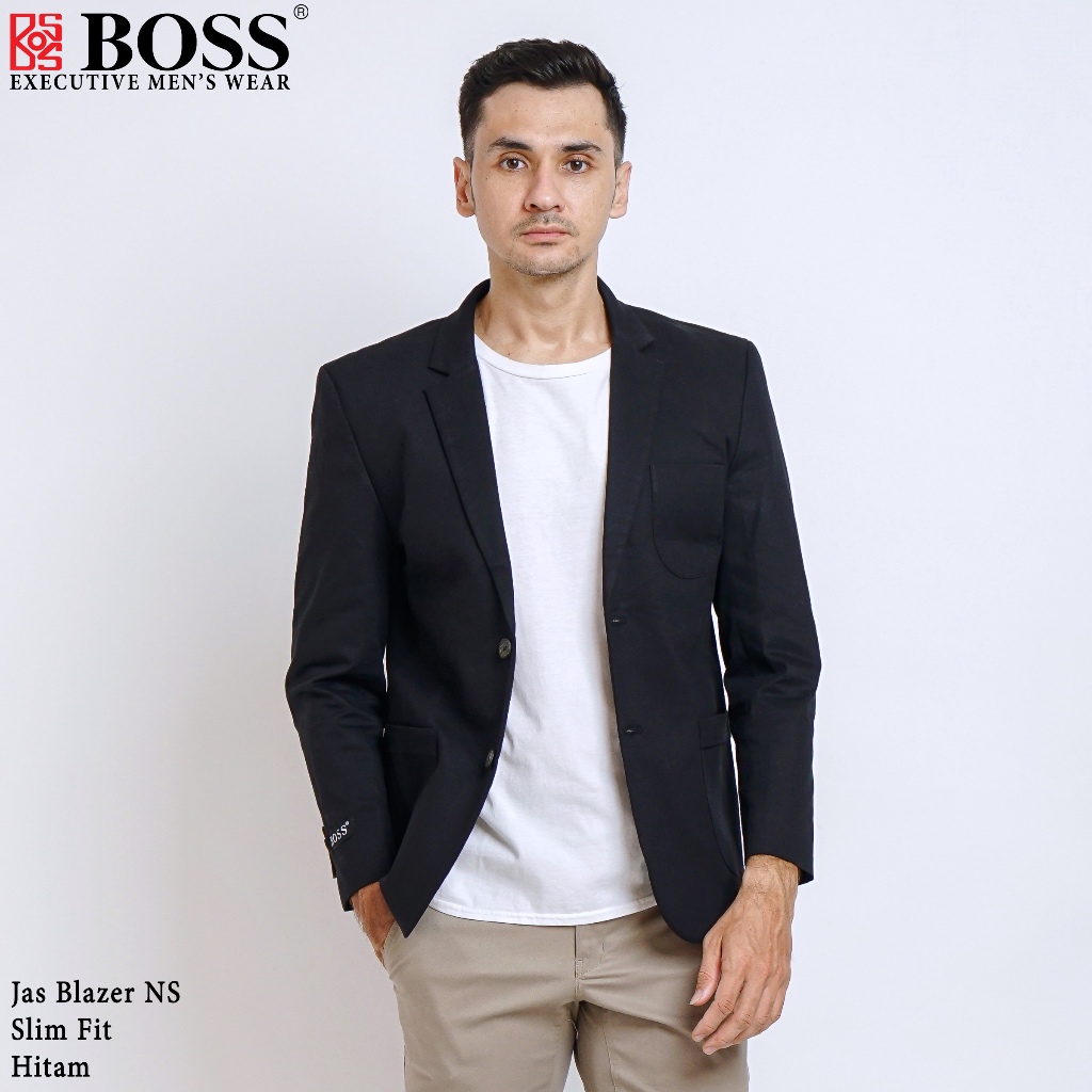 Boss Jas Blazer Casual Ns Slim Fit Hitam