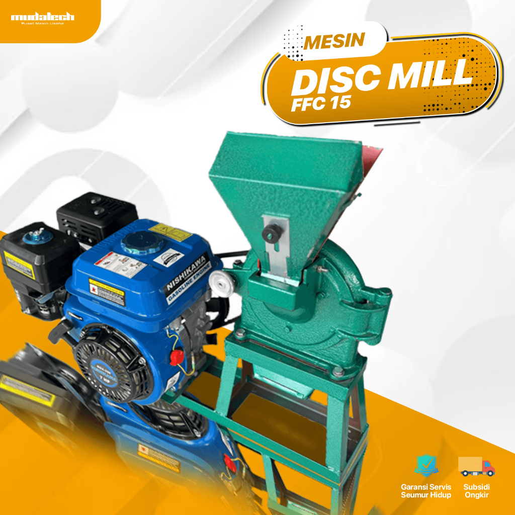 Mesin Giling Tepung FFC15 MAHKOTA / Disk mill Mesin Gilingan Penepung