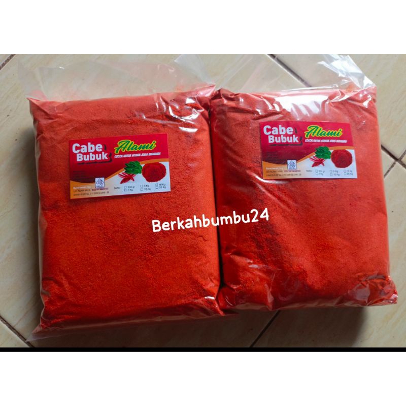 

BERAT 1KG CABE BUBUK HALUS ORI XTERA PEDAS