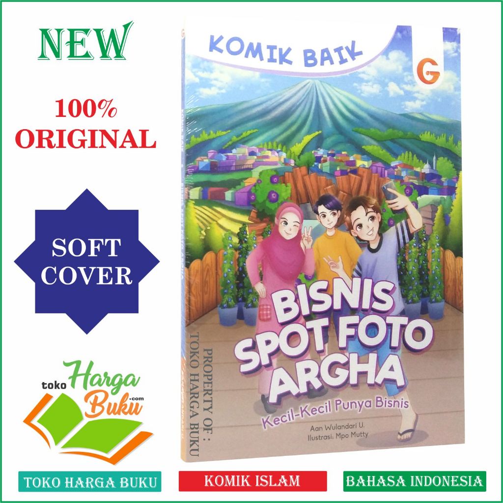 Foto Komik Baik Bisnis Spot Foto Argha Kecil-Kecil Punya Bisnis Buku Anak GIP Penerbit Gema Insani Press