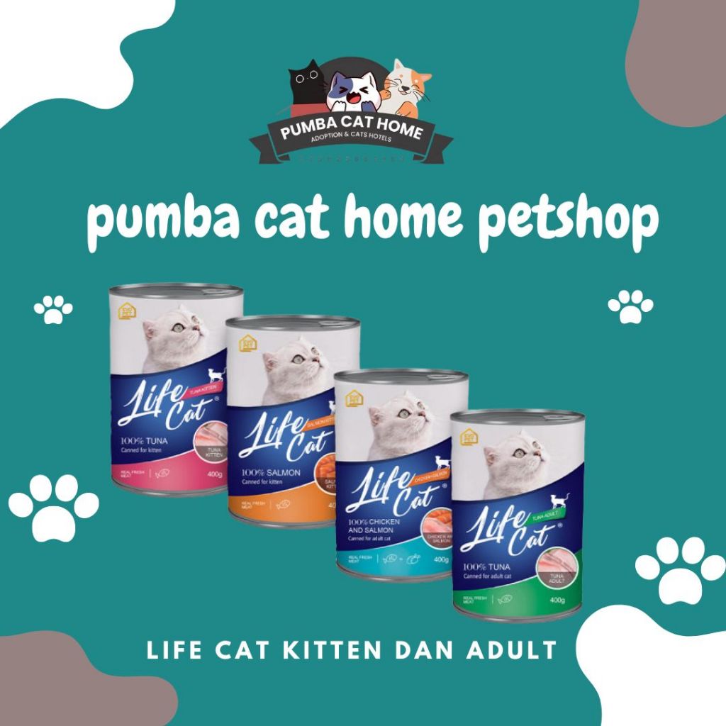 LIFE CAT KITTEN KALENG 400GR