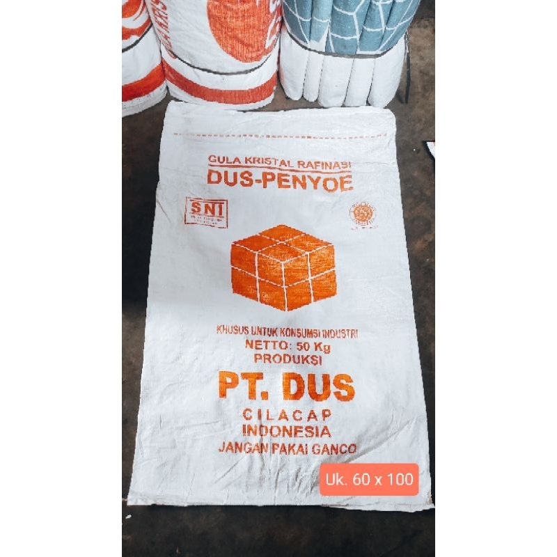 Karung bekas Gula 50kg ( isi 10 pcs )