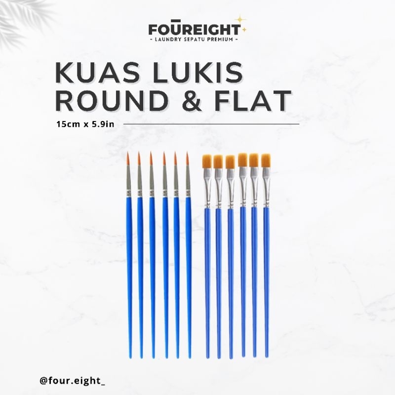 

Kuas Lukis Kuas Cat Sepatu Flat | 15 x 5.9in