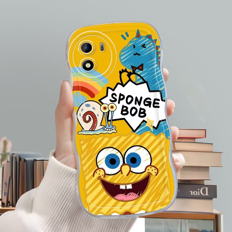 Softcase Silikon Motif Wavy spongebob Case Samsung A12 M12