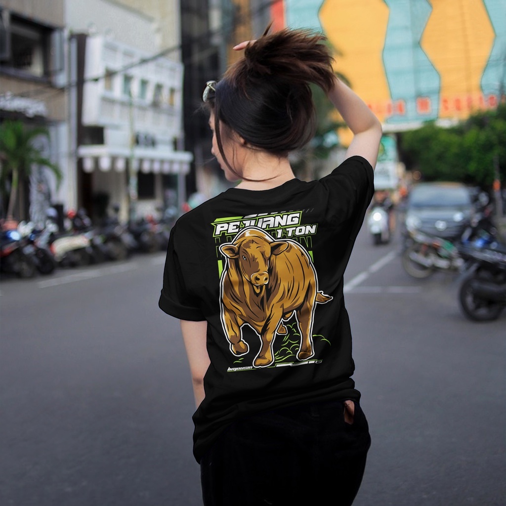 Kaos Peternak Milenial Sapi Limosin TEAM POEL Pejuang 1 ton TSHIRT PREMIUM QUALITY