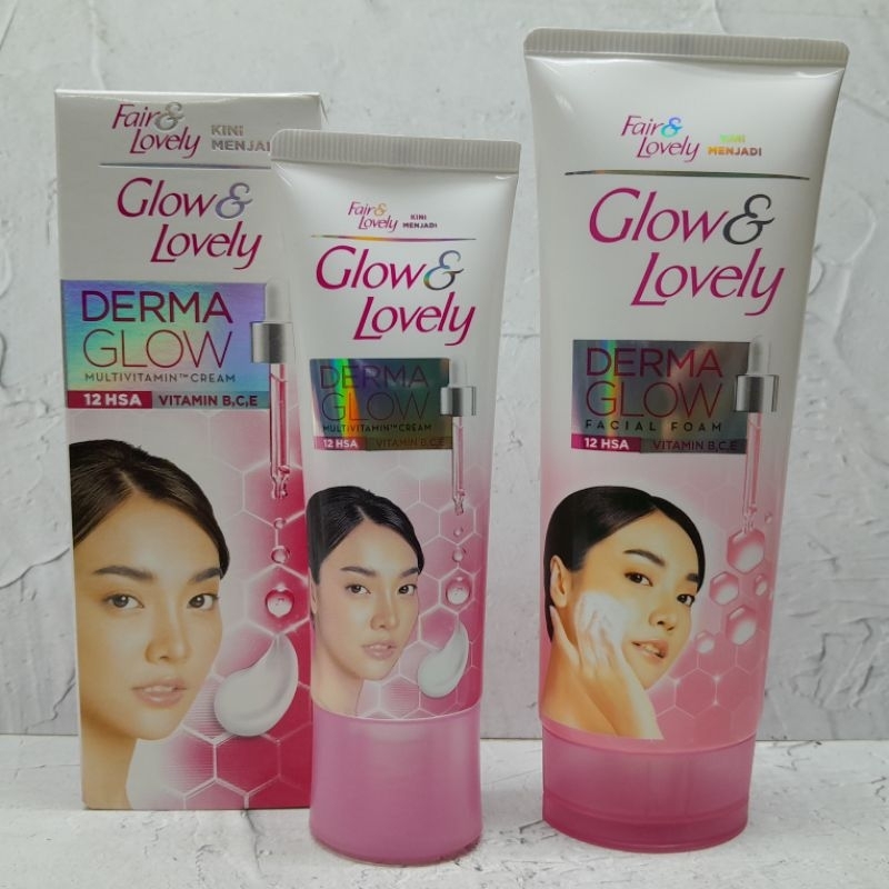Paket Cream 46gr Dan Facial Foam 100gr Fair & Lovely Multivitamin - Glow And Lovely Pencerah Harian 