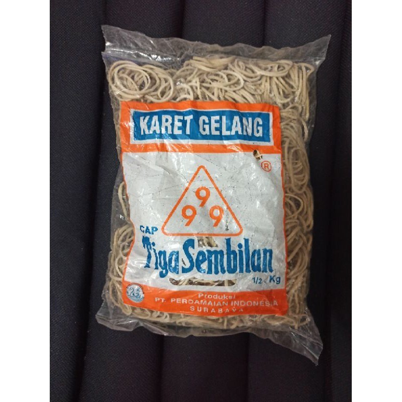 

Karet Gelang Lingkar Kecil Merk 999 Cap Tiga Sembilan Isi 500gr Pengikat Bungkus Makanan Minuman Plastik Takeaway Bahan Berkulitas Bagus Kuat Murah Malang Jatim