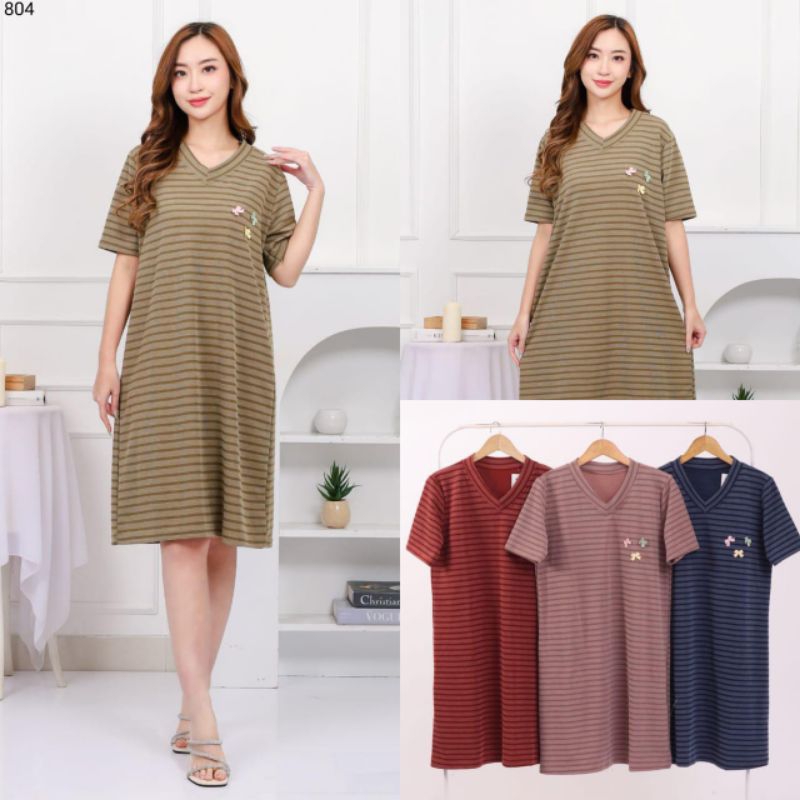 [BISA COD] DRESS FASHION VIRAL VNECK DRESS GOLDEN BEE