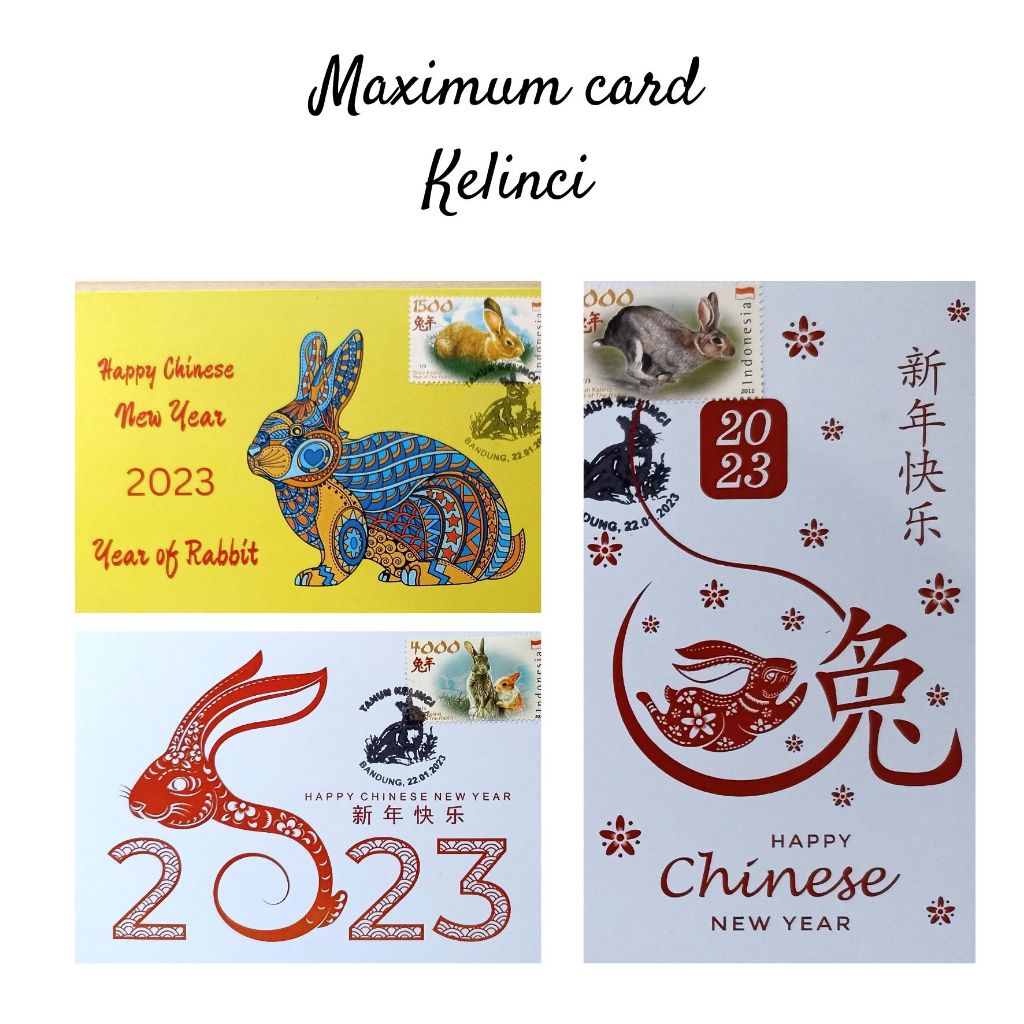 

MC- Maximum Cards Kelinci Kartu pos Kartupos / Year of Rabbit