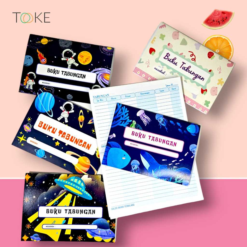 

[ TOOKE ] BUKU TABUNGAN ANAK / BUKU CATATAN MENABUNG SEKOLAH / BUKU TABUNGAN SEKOLAH / BUKU TABUNGAN ANAK.