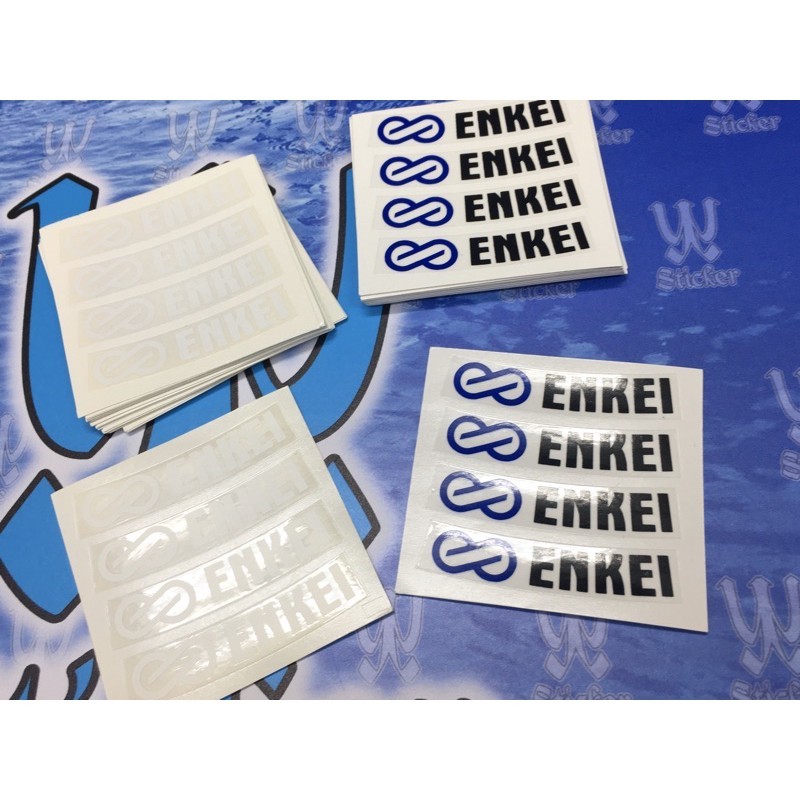 sticker sportrim enkei rpf1 1set 4pcs