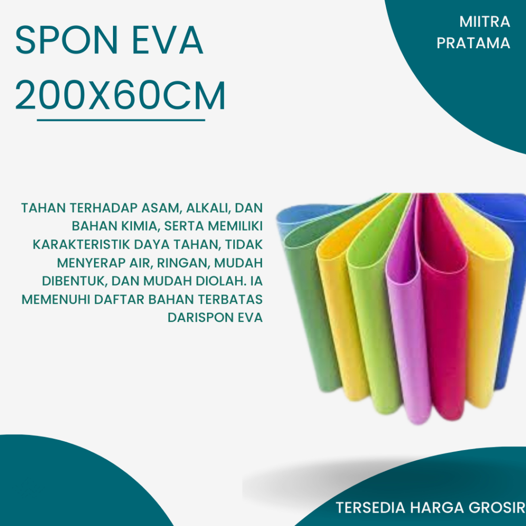 

Busa Ati 2mm warna Kerajinan / Eva spon | Spons eva | Eva foam 200x60cm