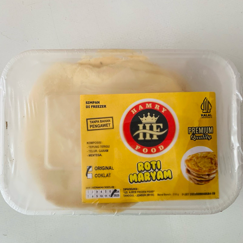 

Roti Maryam coklat dan original isi 5