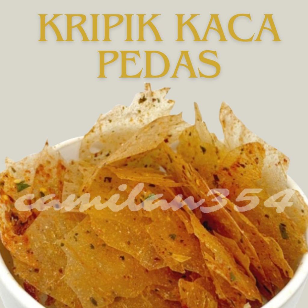 

[TERLARIS] Kripik Kaca Pedas Kemasan 1kg / Keripik Beling Kripca Kirca Murah