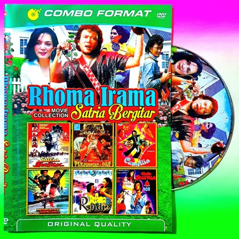 KASET DVD COLLECTION RHOMA IRAMA LENGKAP GITAR TUA DARAH MUDA SATRIA BERGITAR